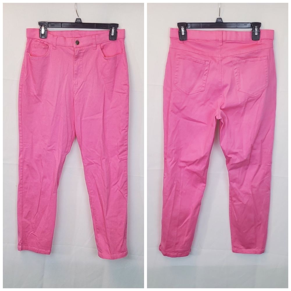🦄 White Stag Casual Stretch Jean Pink Balloon 8P ~ Casual Bright Barbiecore